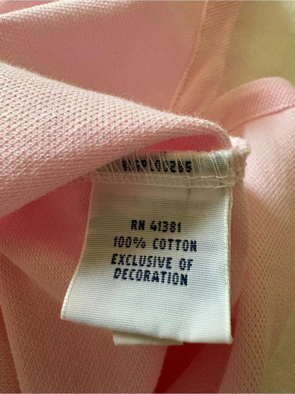 Ralph Lauren Light Pink Button-Down Polo Shirt